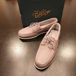 Men's Sperry Gold Cup A/O 2Eye Tumbled Leather Grey Boat/Deck‎ Shoes Sz 15M NWB